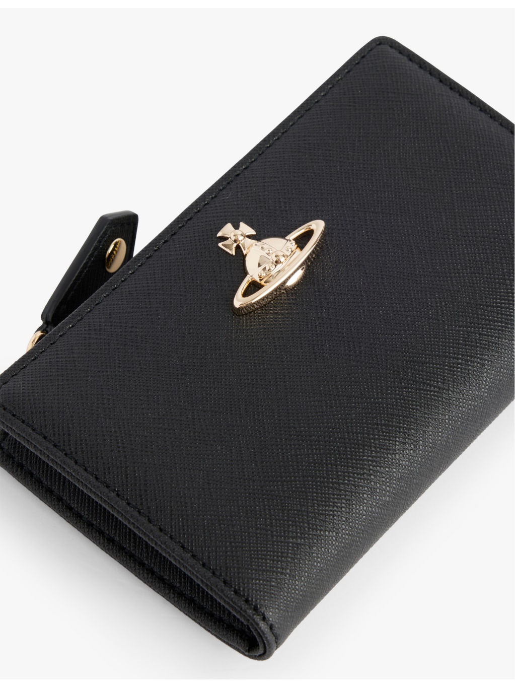 Logo-plaque faux-leather card holder - 2