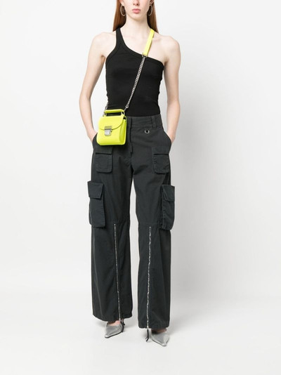 MSGM faux-leather crossbody bag outlook