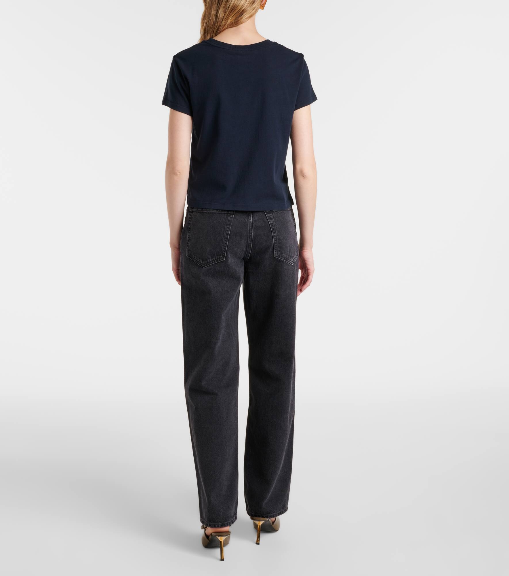 Adine Shrunken cotton jersey T-shirt - 3