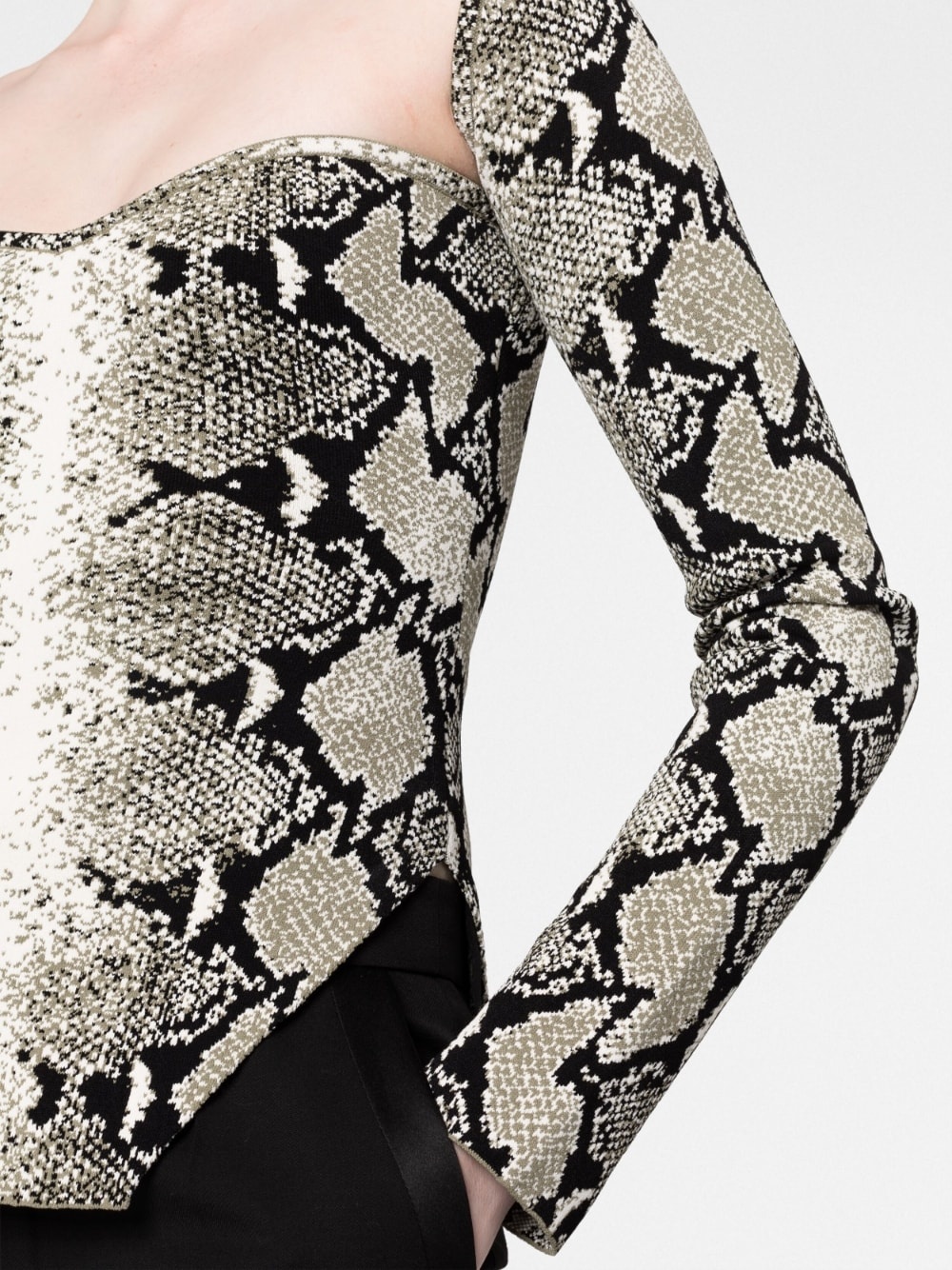 Maddy snake-print top - 3