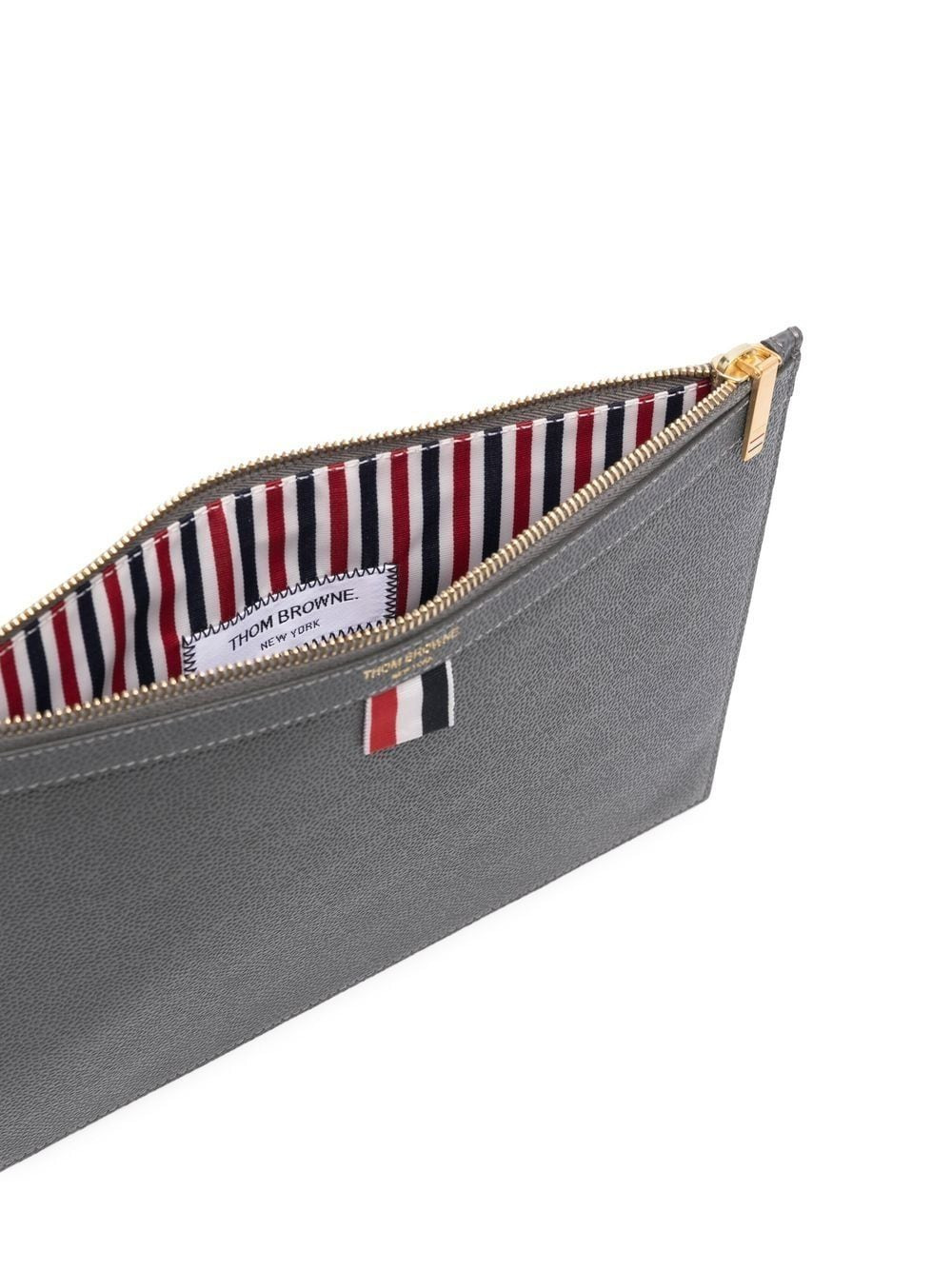 Small Document Holder In Pebble - 5