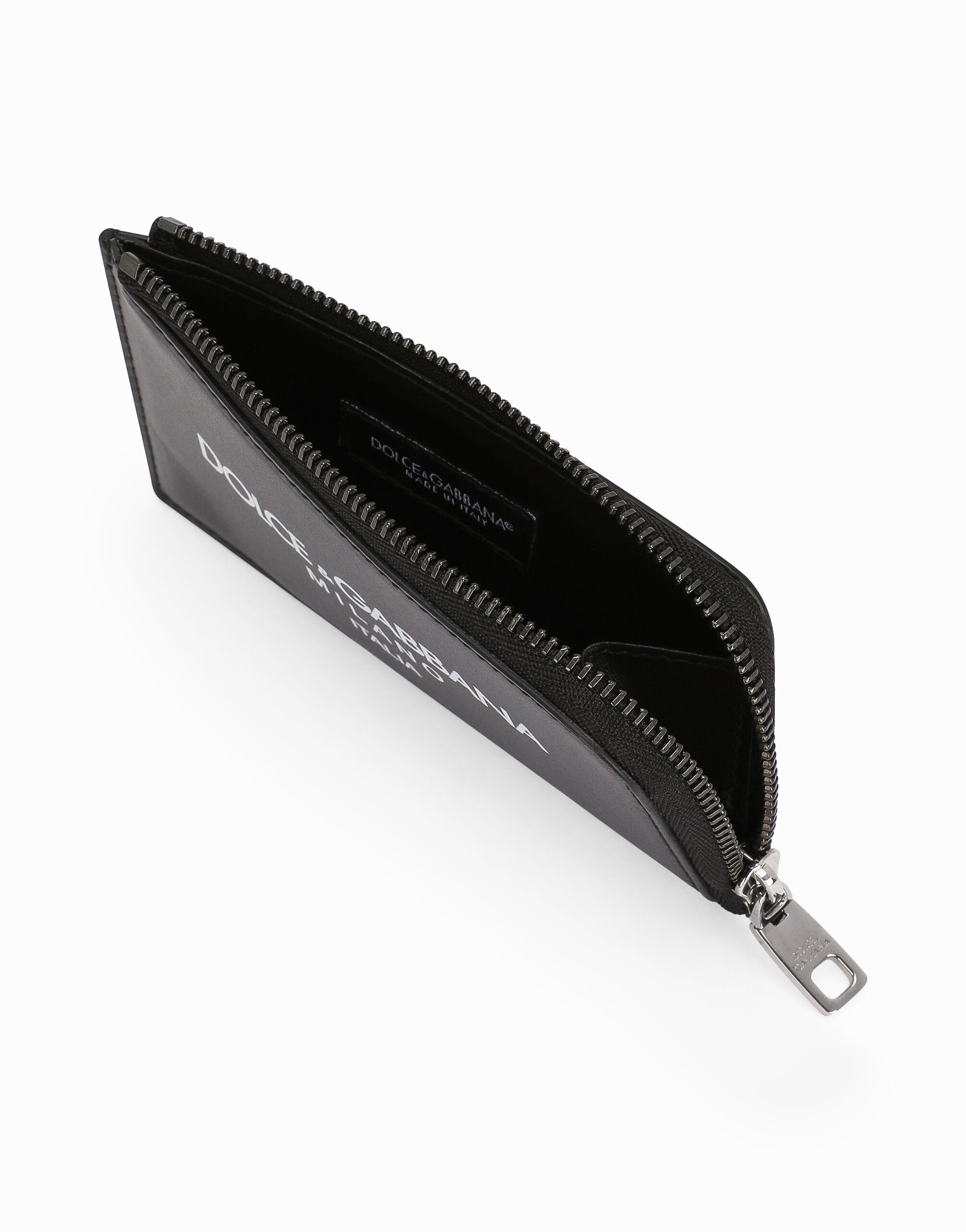 Calfskin card holder with logo - 4