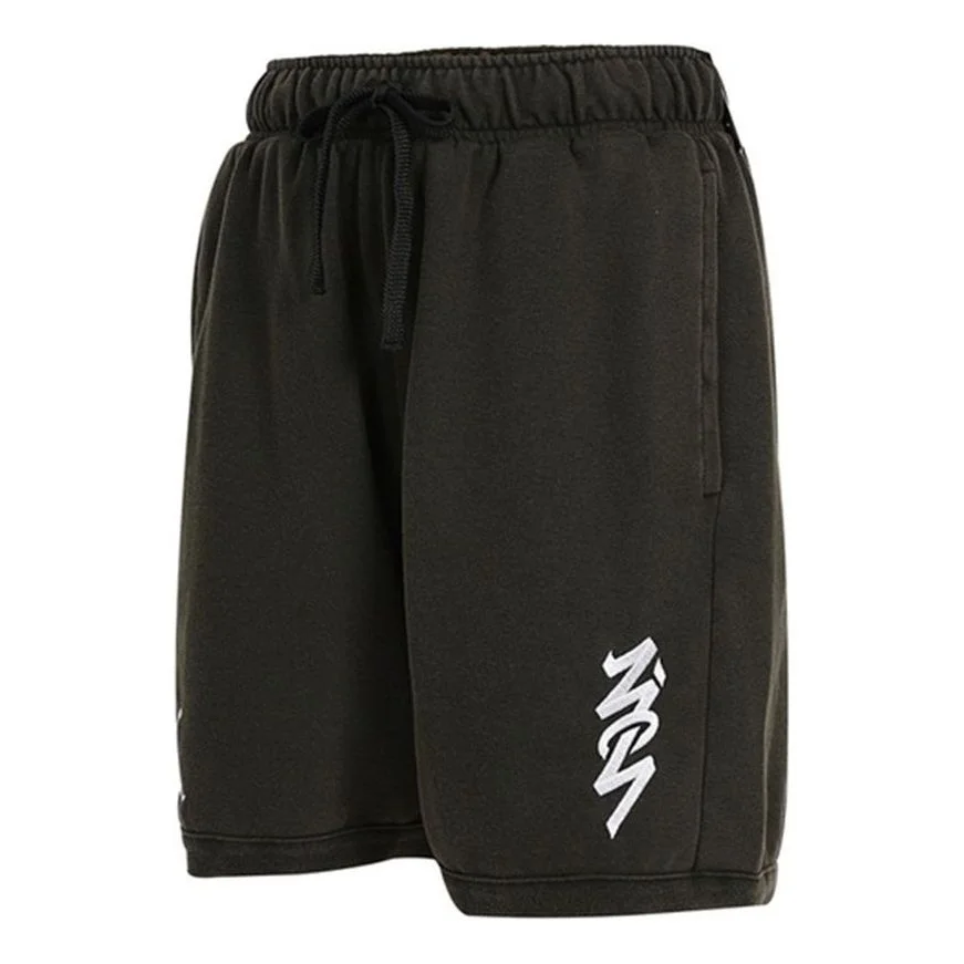 Men's Jordan As J Zion Df Flc Short Sports Knit Shorts Black DH9716-010 - 1