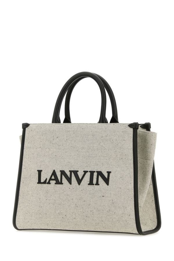 Lanvin Woman Two-Tone Canvas Small In & Out Shopping Bag - 2