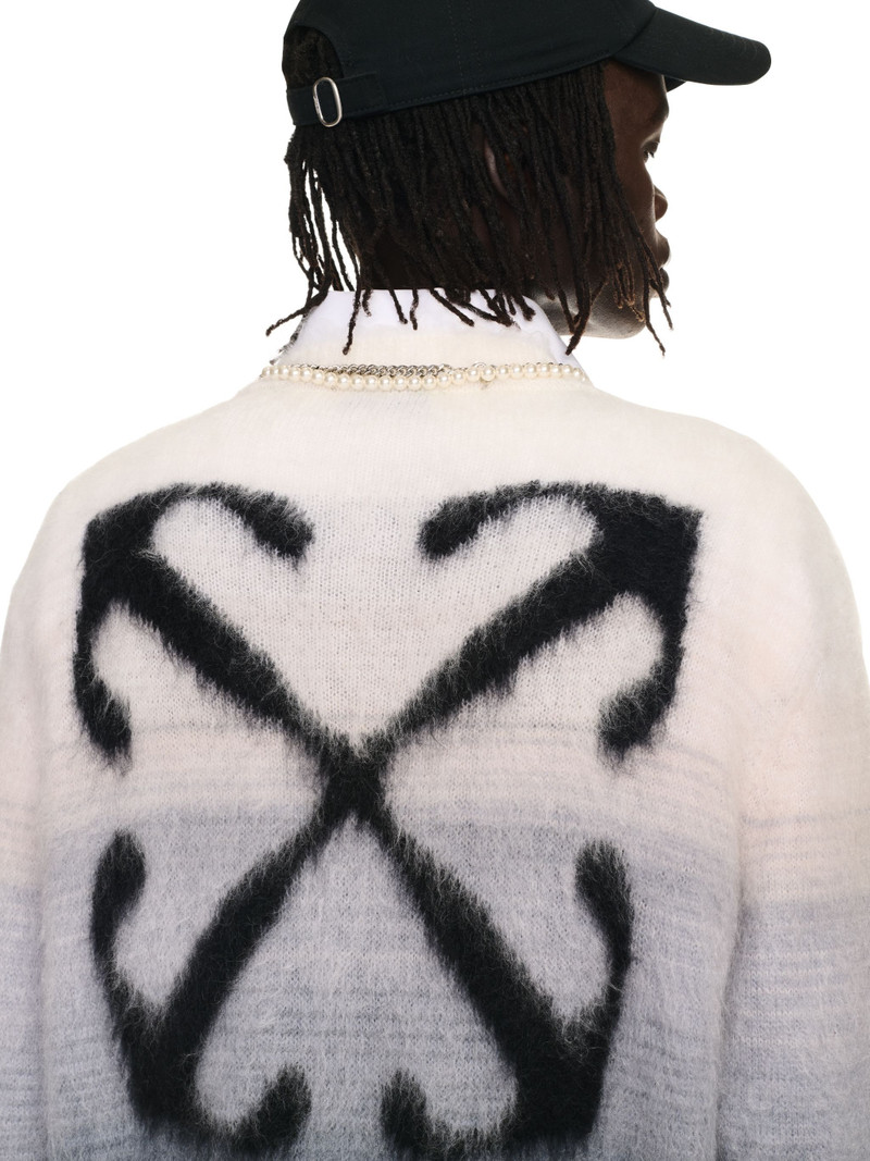 Mohair Arrow Gradient Knit Crewneck 5