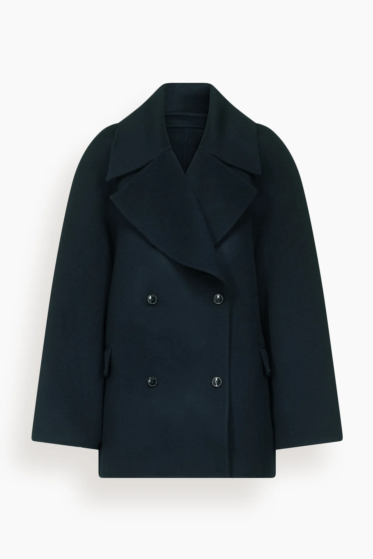 Neil Double Breasted Jacket in Navy - 1