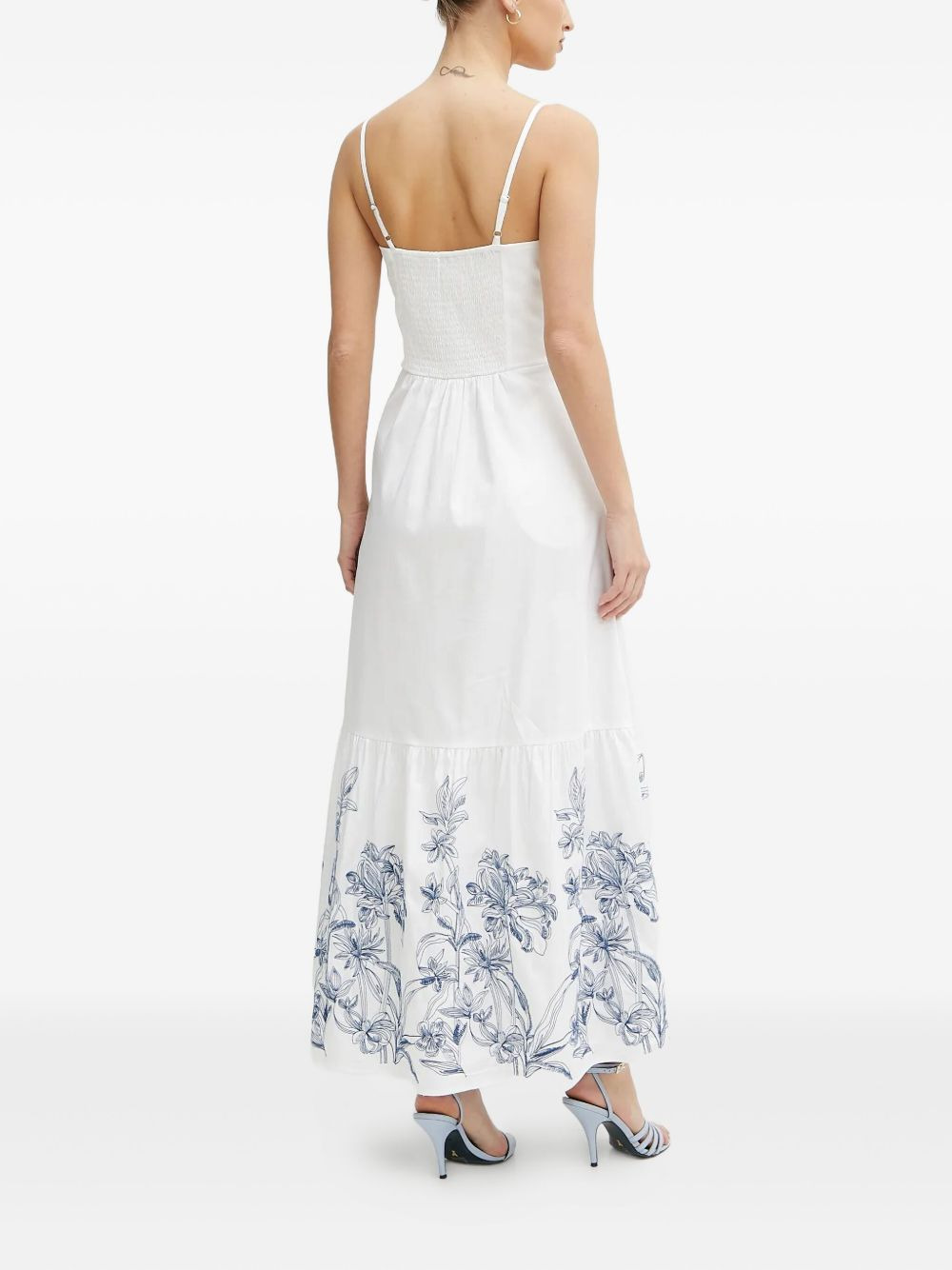 floral-print maxi dress - 3