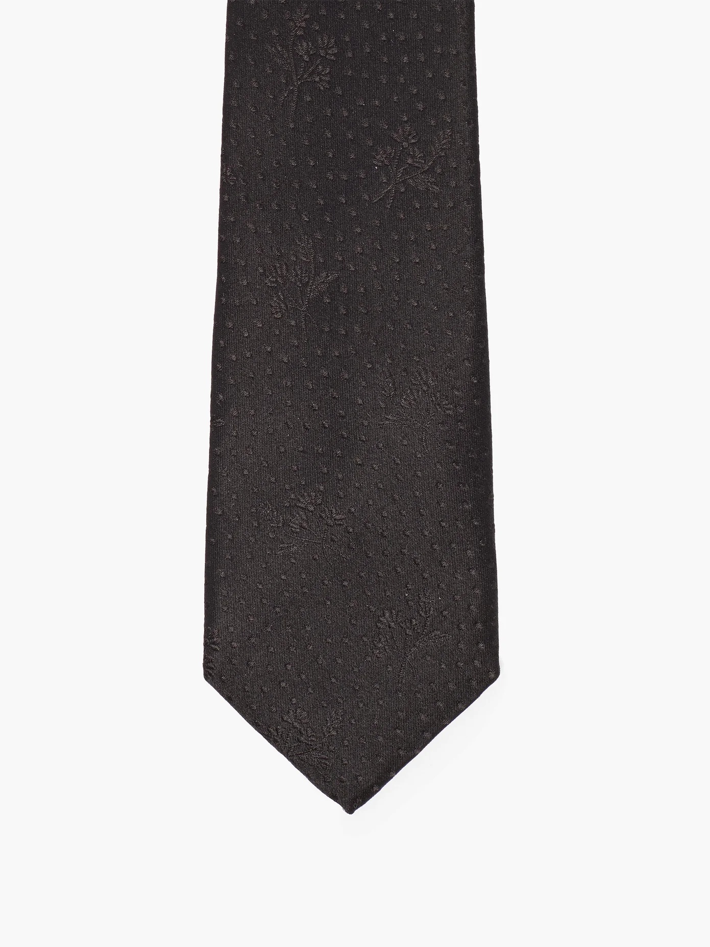 Floral-jacquard silk-twill tie - 3