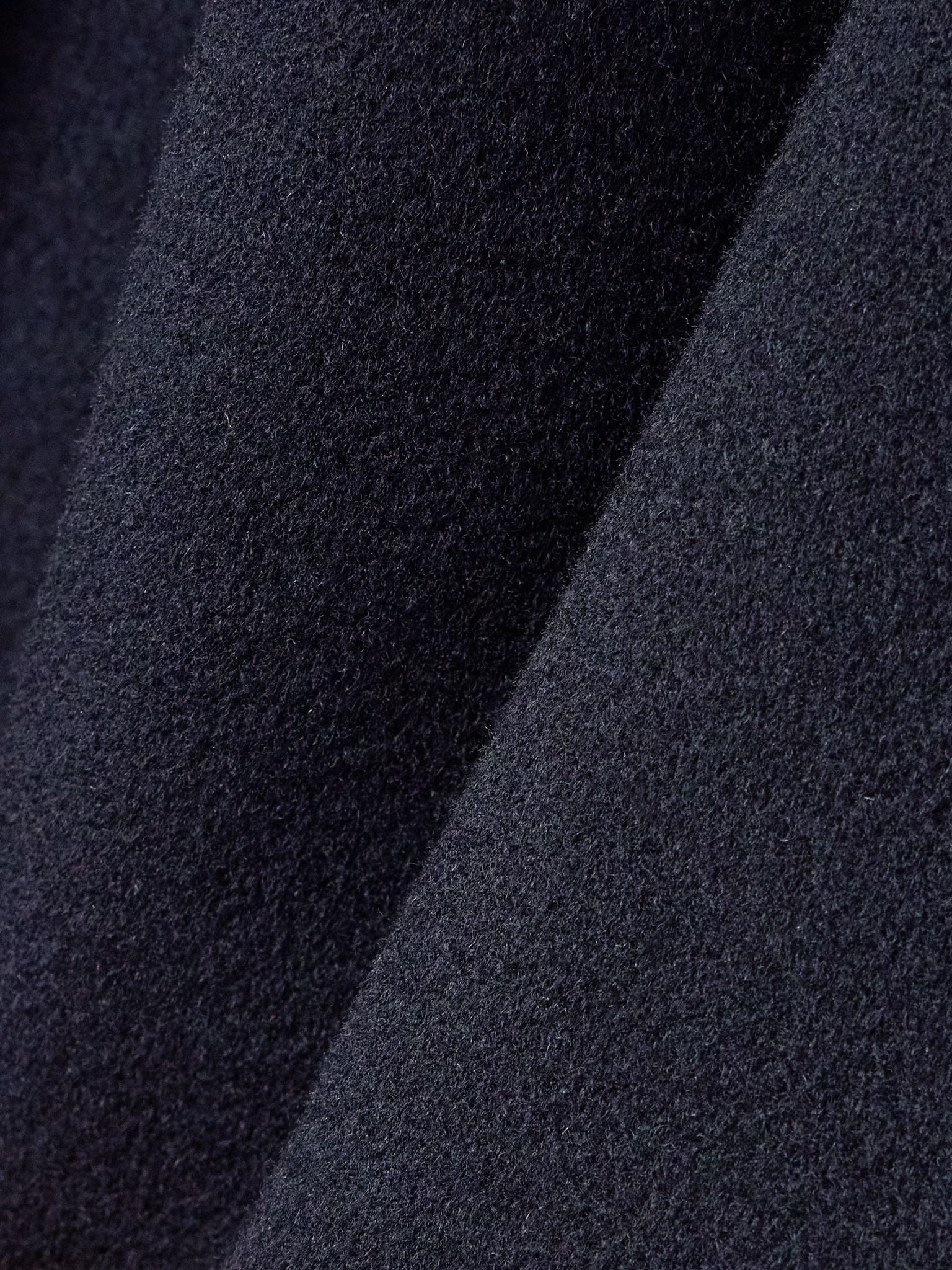Jed belted cashmere coat Navy - 5