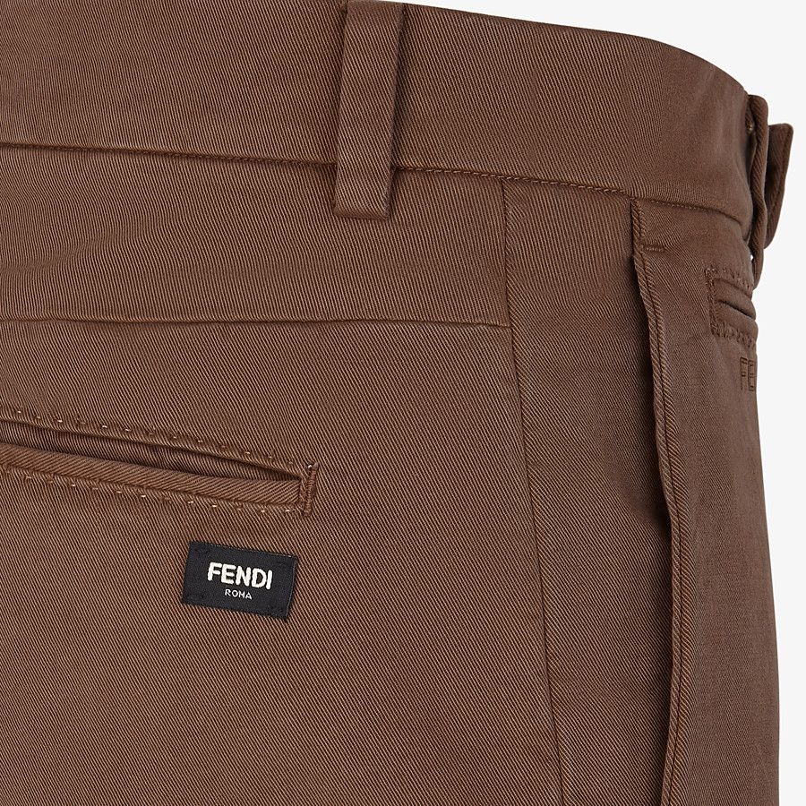 Brown cotton pants - 3