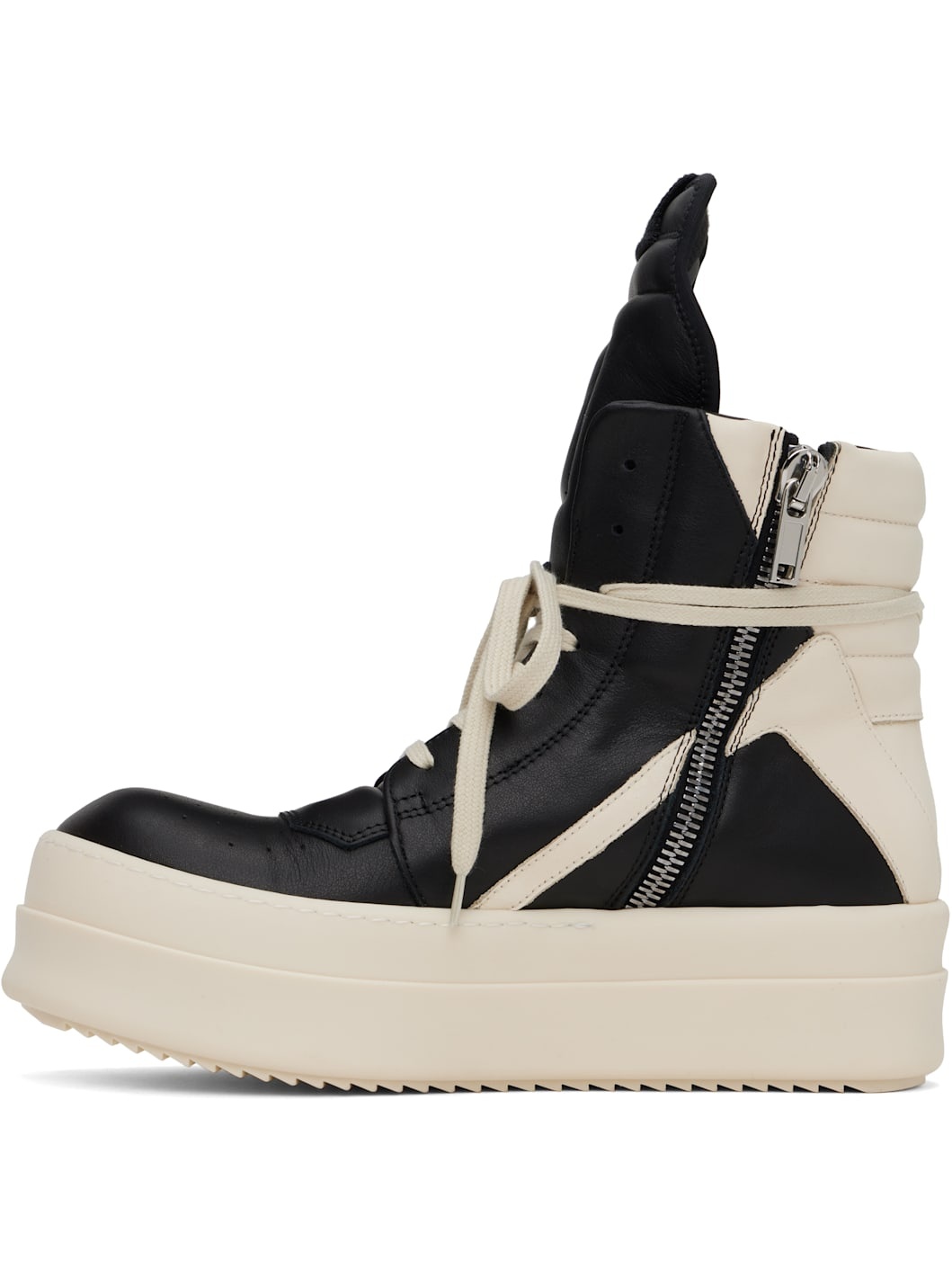 Black & Off-White Hollywood Mega Bumper Geobasket Sneakers - 3