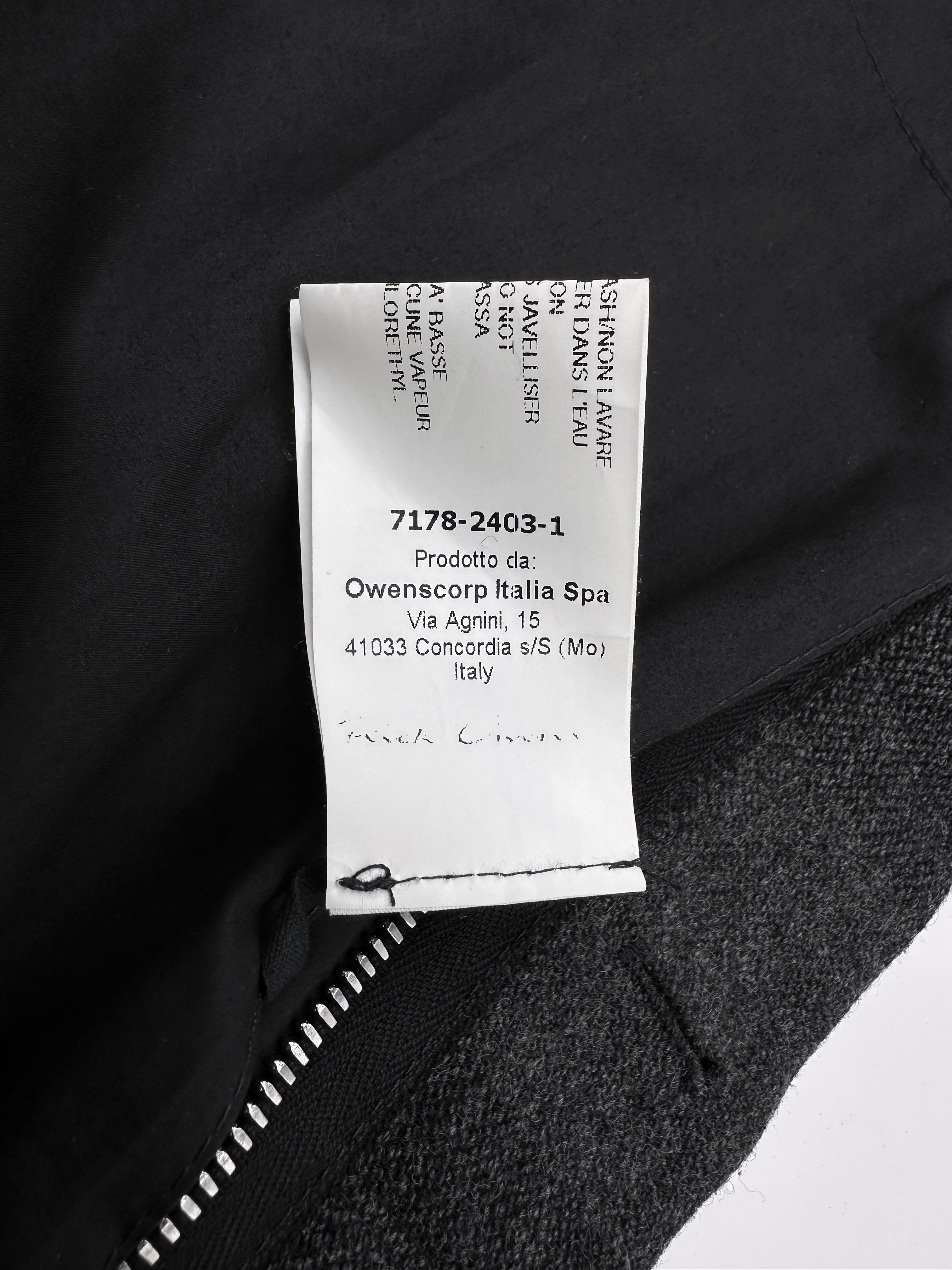 Rick Owens Fall 2016 Mainline Mastodon Checkered Plaid Wool Sample Colourway Workers Jacket 46 - 16