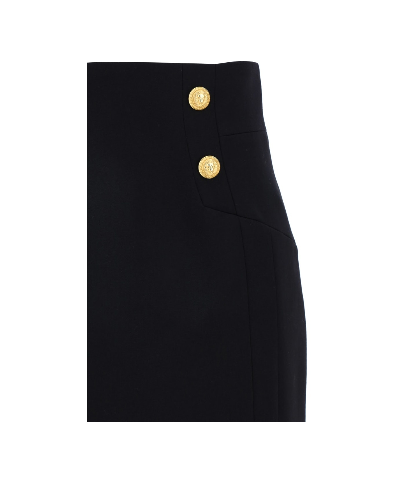 Wool Pencil Skirt - 3