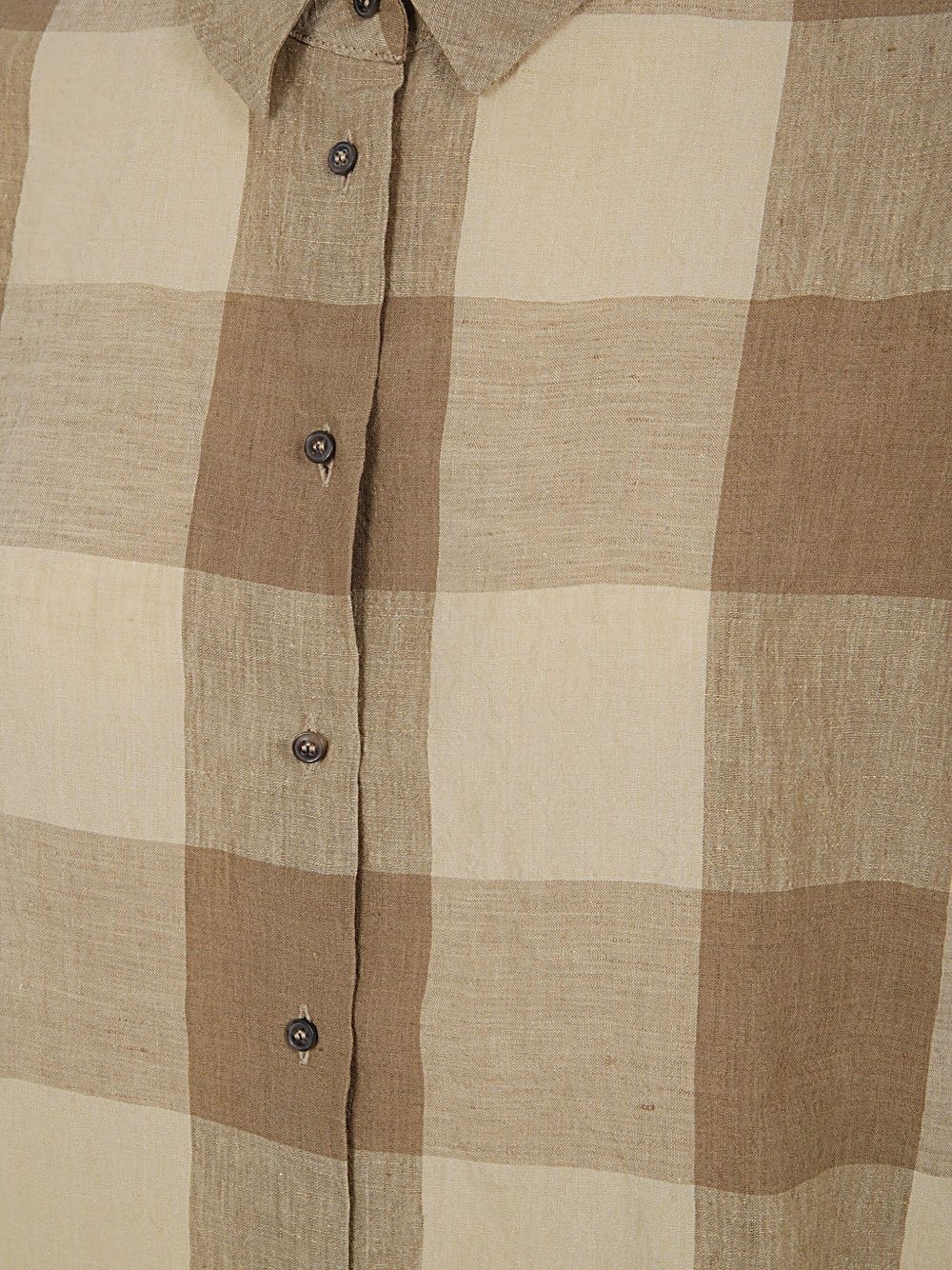 check-patterned short-sleeve shirt - 3