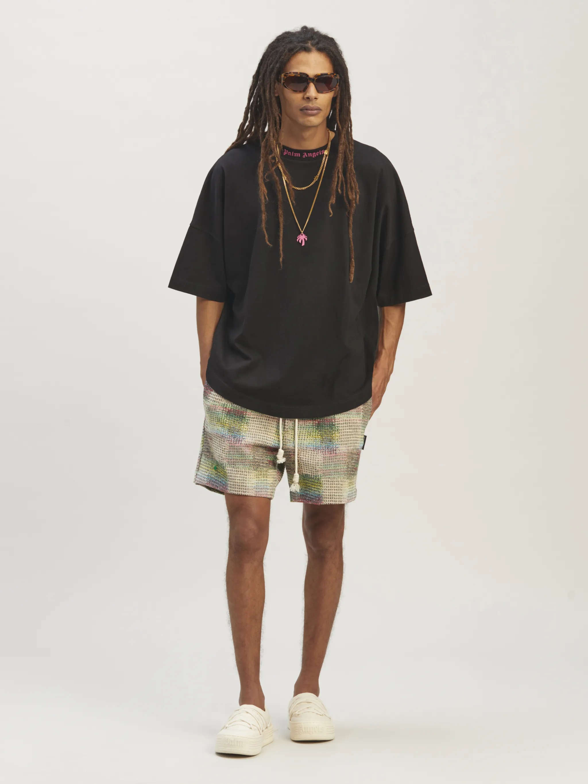 DOUBLED LOGO OVER TEE - 2