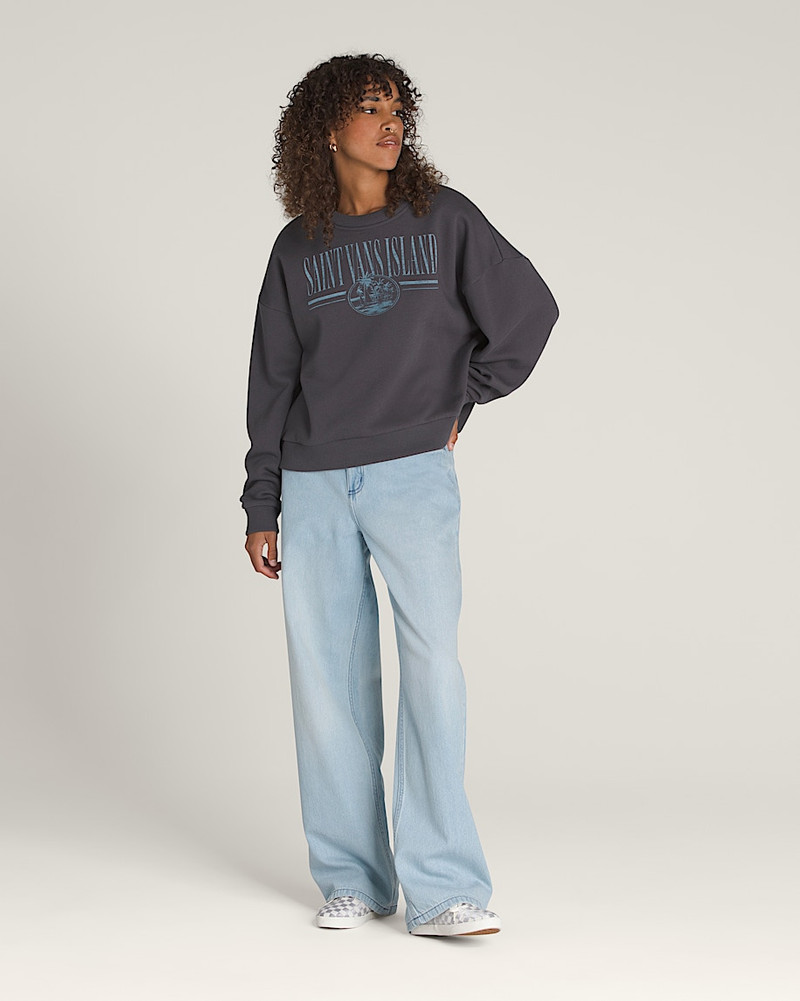 Retro Isle Graphic Crew Sweatshirt 4