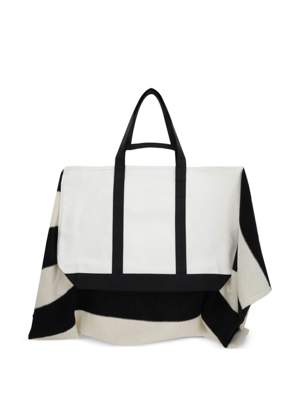 striped tote bag - 2