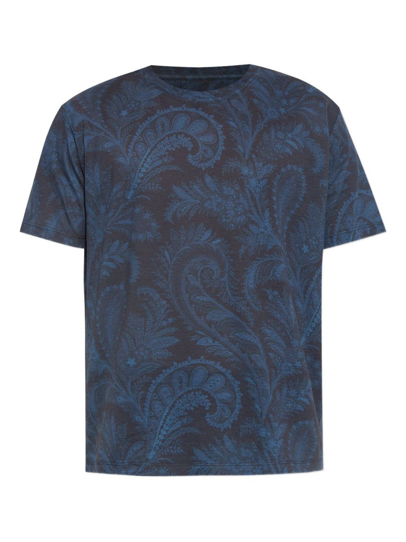 paisley print T-shirt 1