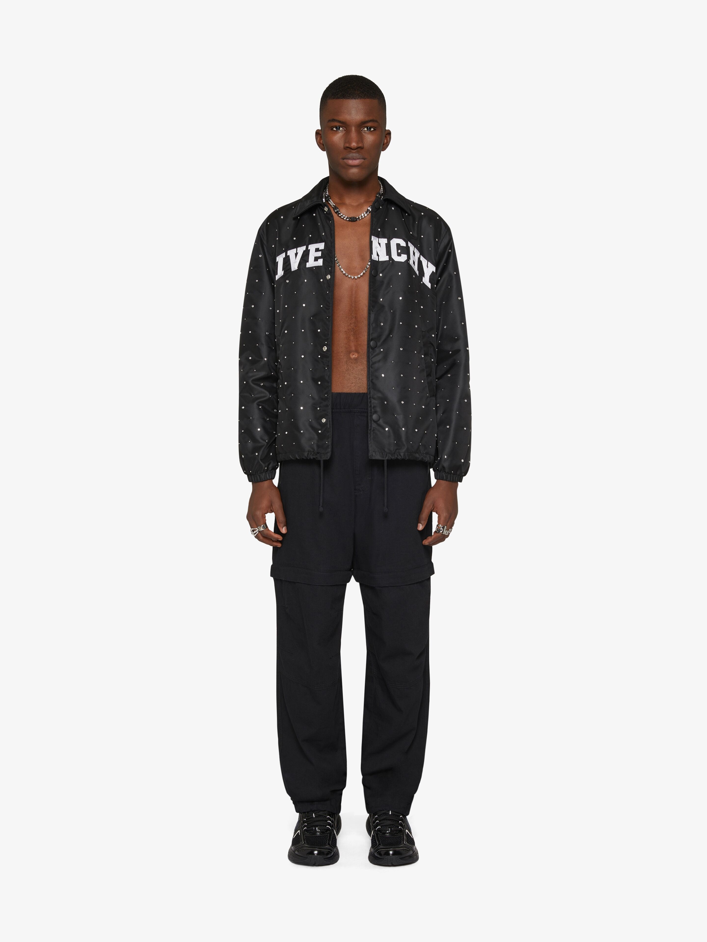 Givenchy TWO IN ONE DETACHABLE ZIP OFF PANTS IN LIGHT DENIM