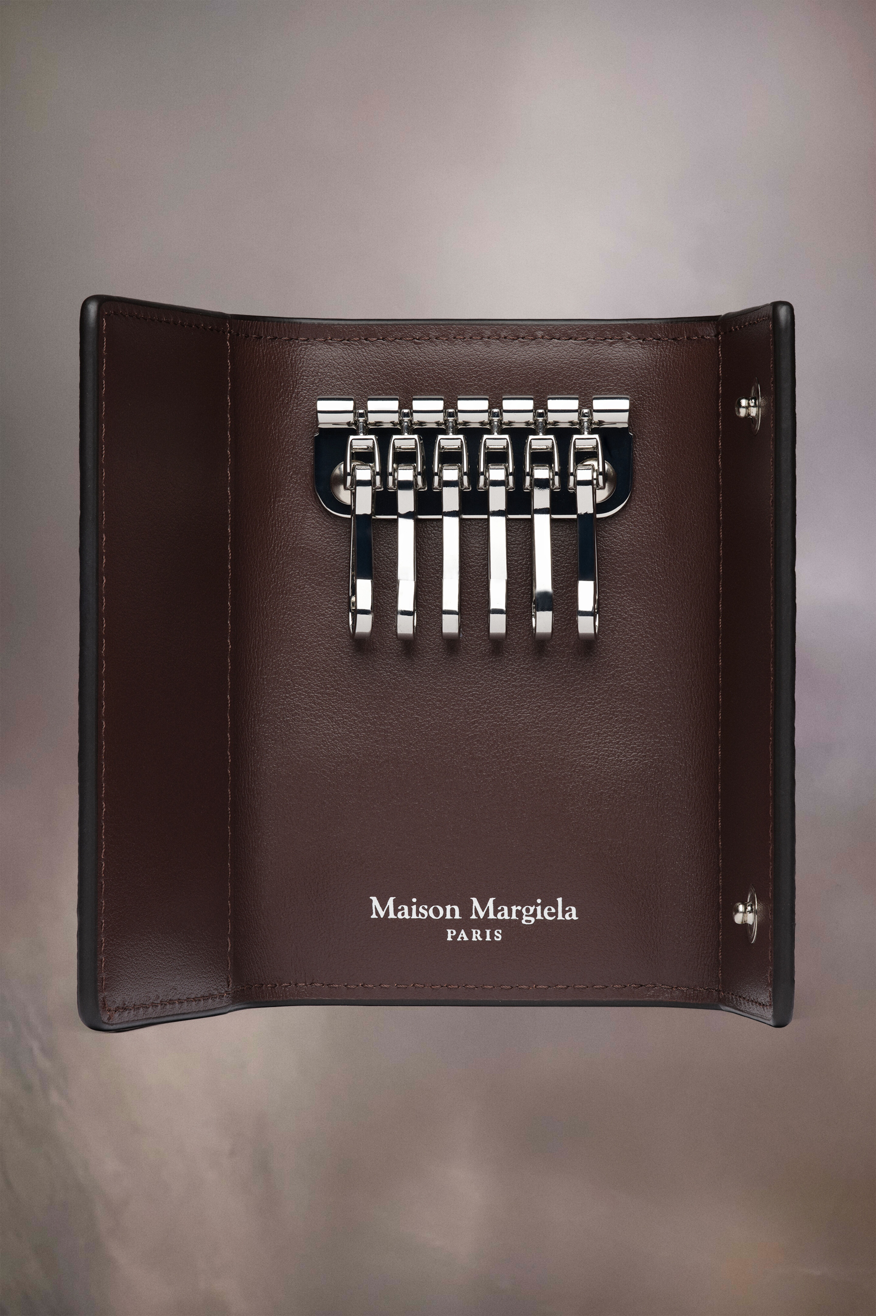 Check keychain leather wallet - 3