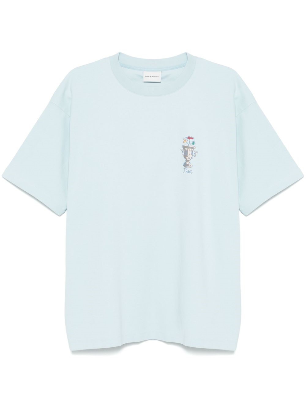 Cotton T-shirt with logo - 1