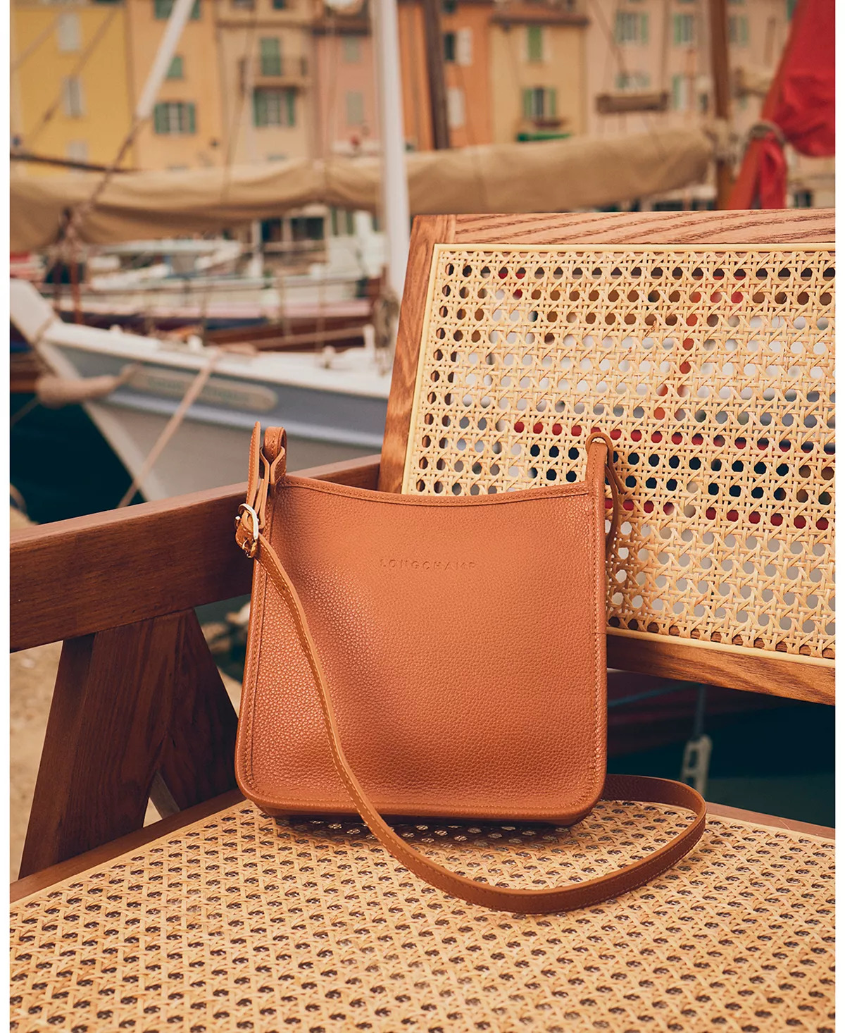 Le Foulonné Small Zip Leather Crossbody - 7