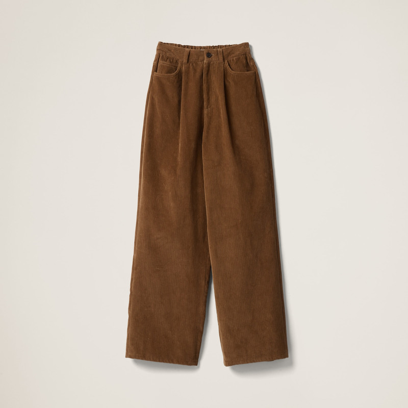Garment-dyed corduroy pants 1