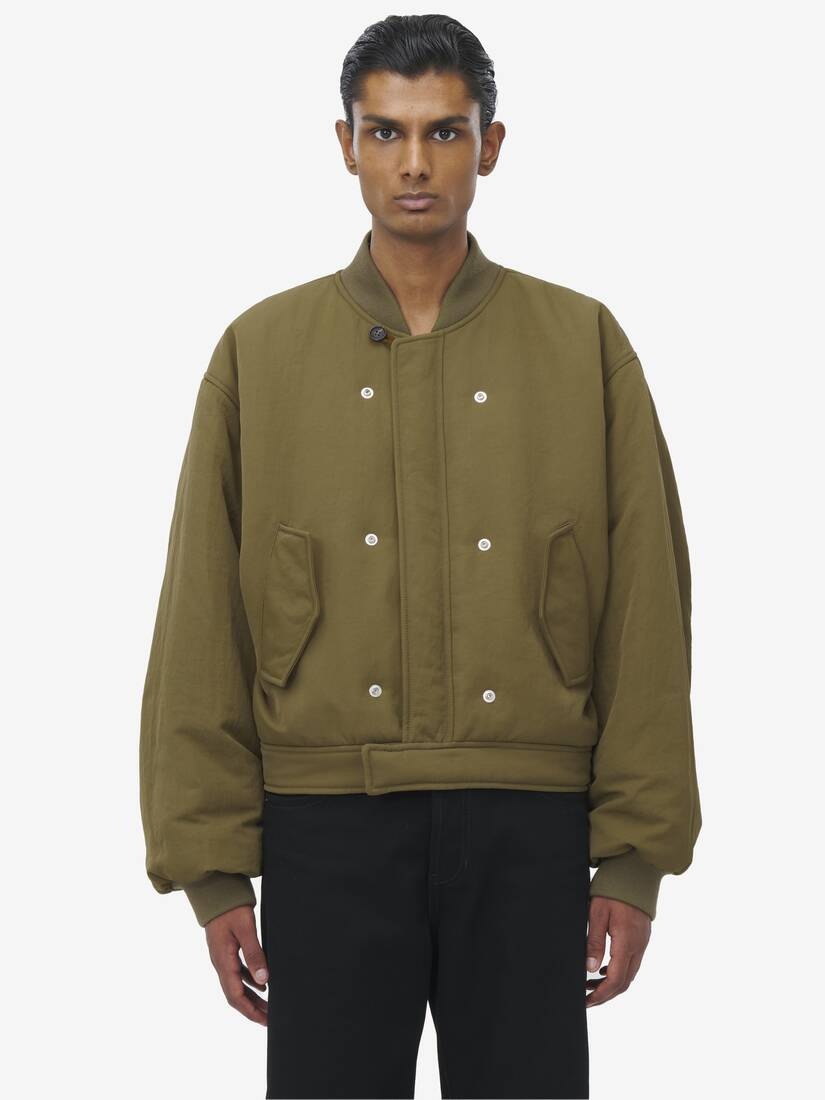 Double Layer Bomber Jacket - 6