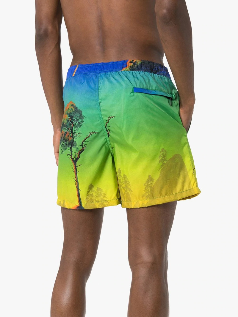 Dragon At Dawn print swim shorts 3