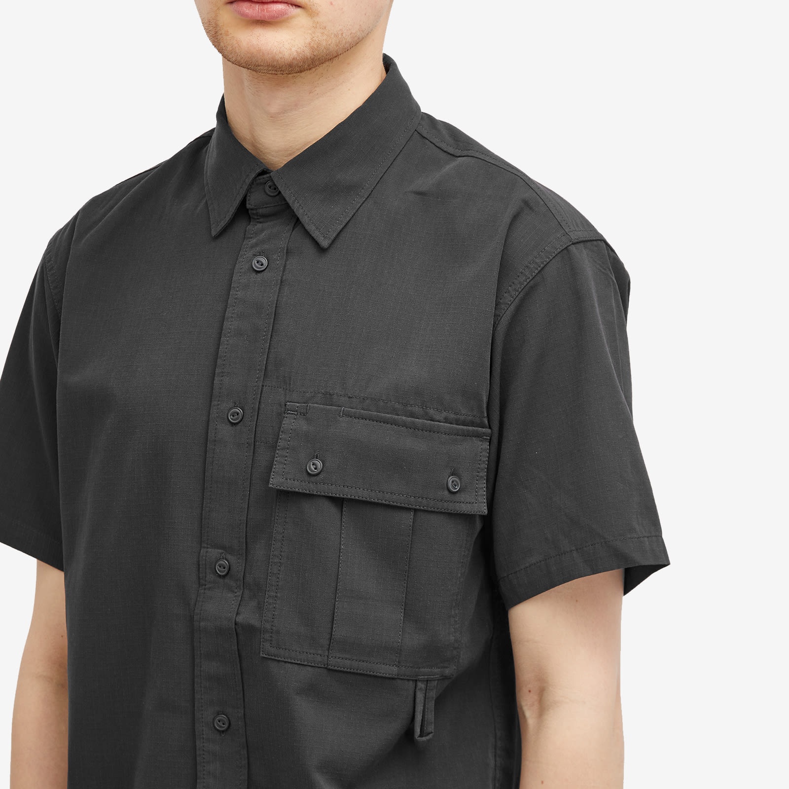 Snow Peak Takibi Light Ripstop Short Sleeve Shirt - 5