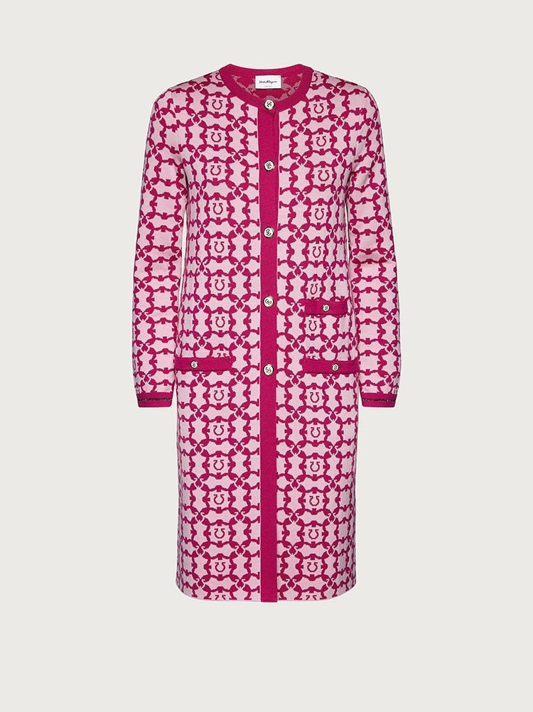 KNITTED GANCINI GALORE COAT - 3