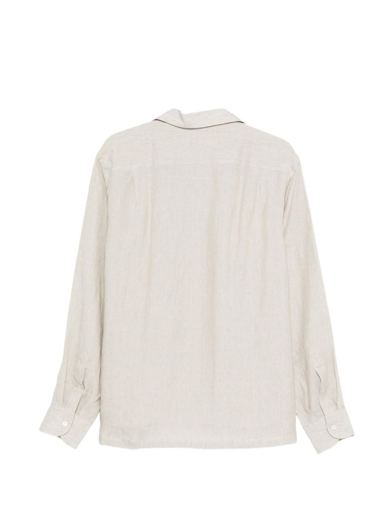 LARDINI button-up pocket T-shirt outlook