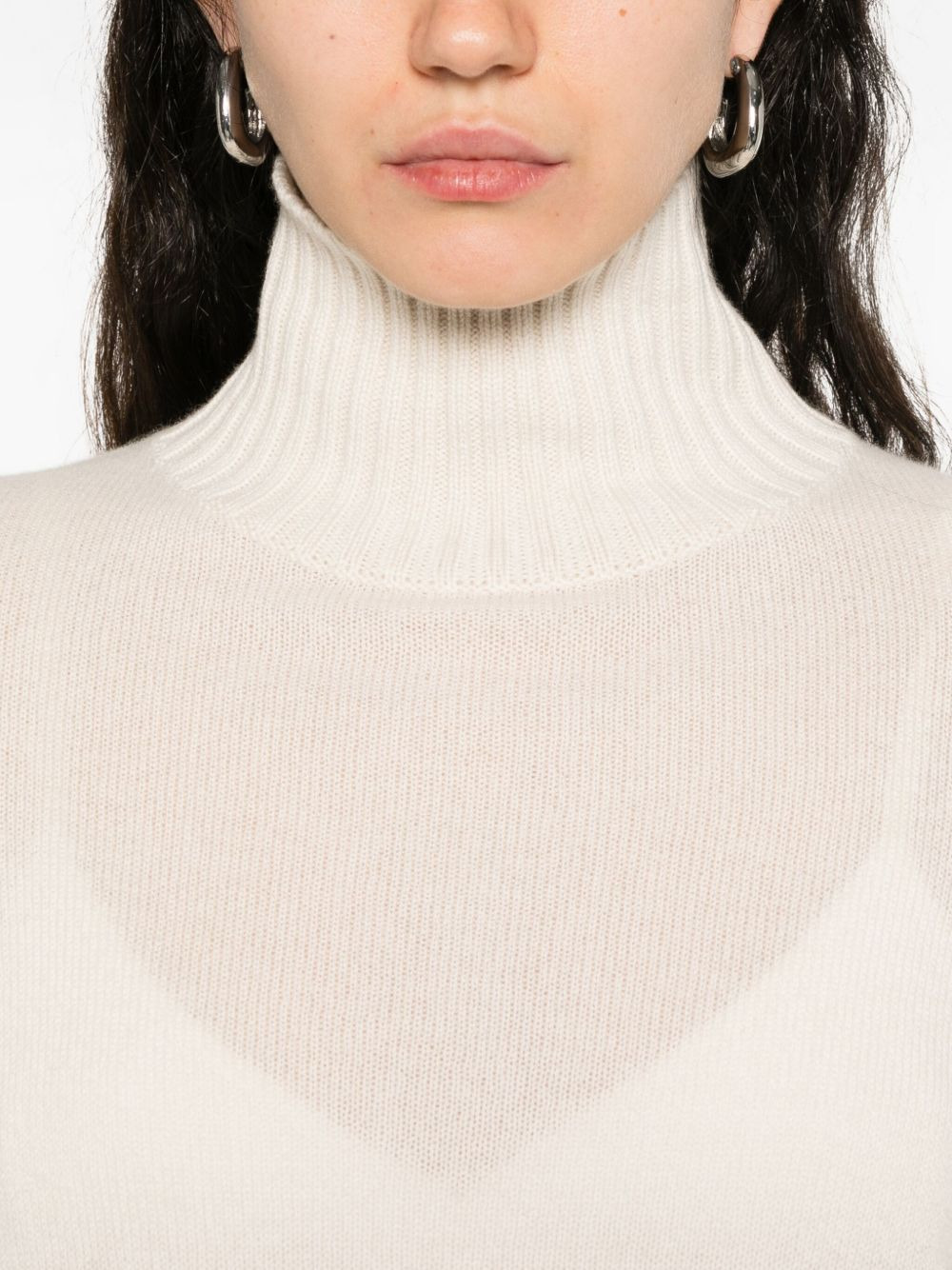 turtleneck cashmere sweater - 5