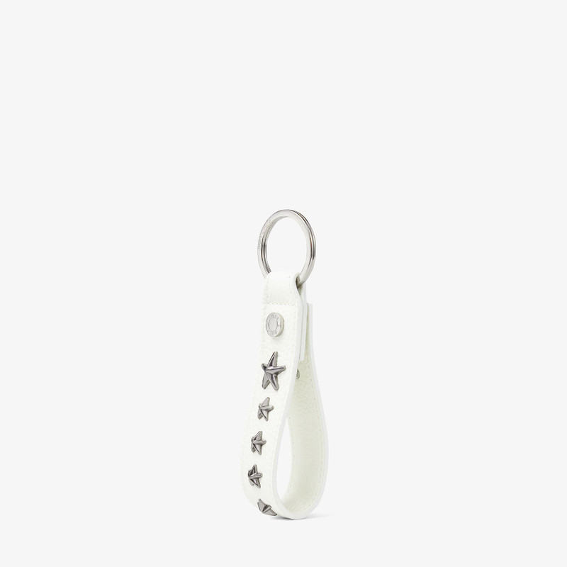 JIMMY CHOO Warwick/s
Latte Soft Grainy Calf Key Chain with Stars outlook