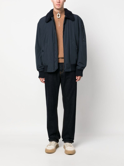 A.P.C. collared bomber jacket outlook
