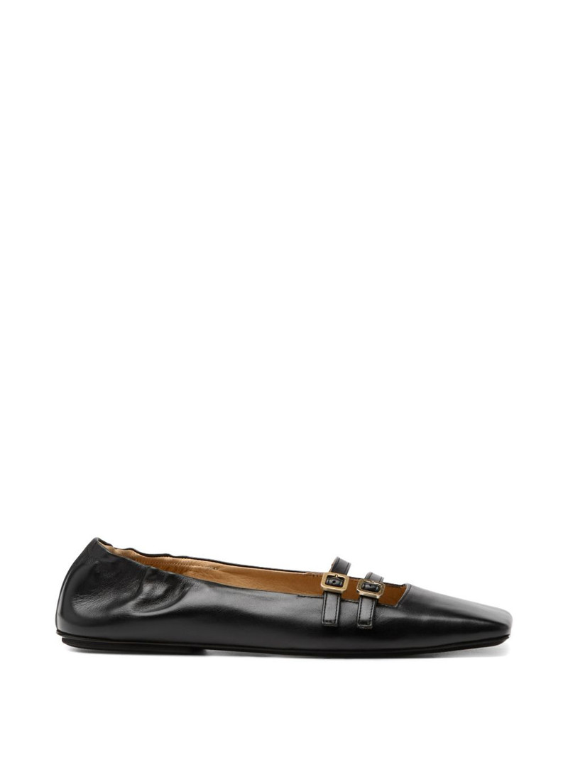 buckle-strap ballet flats 1