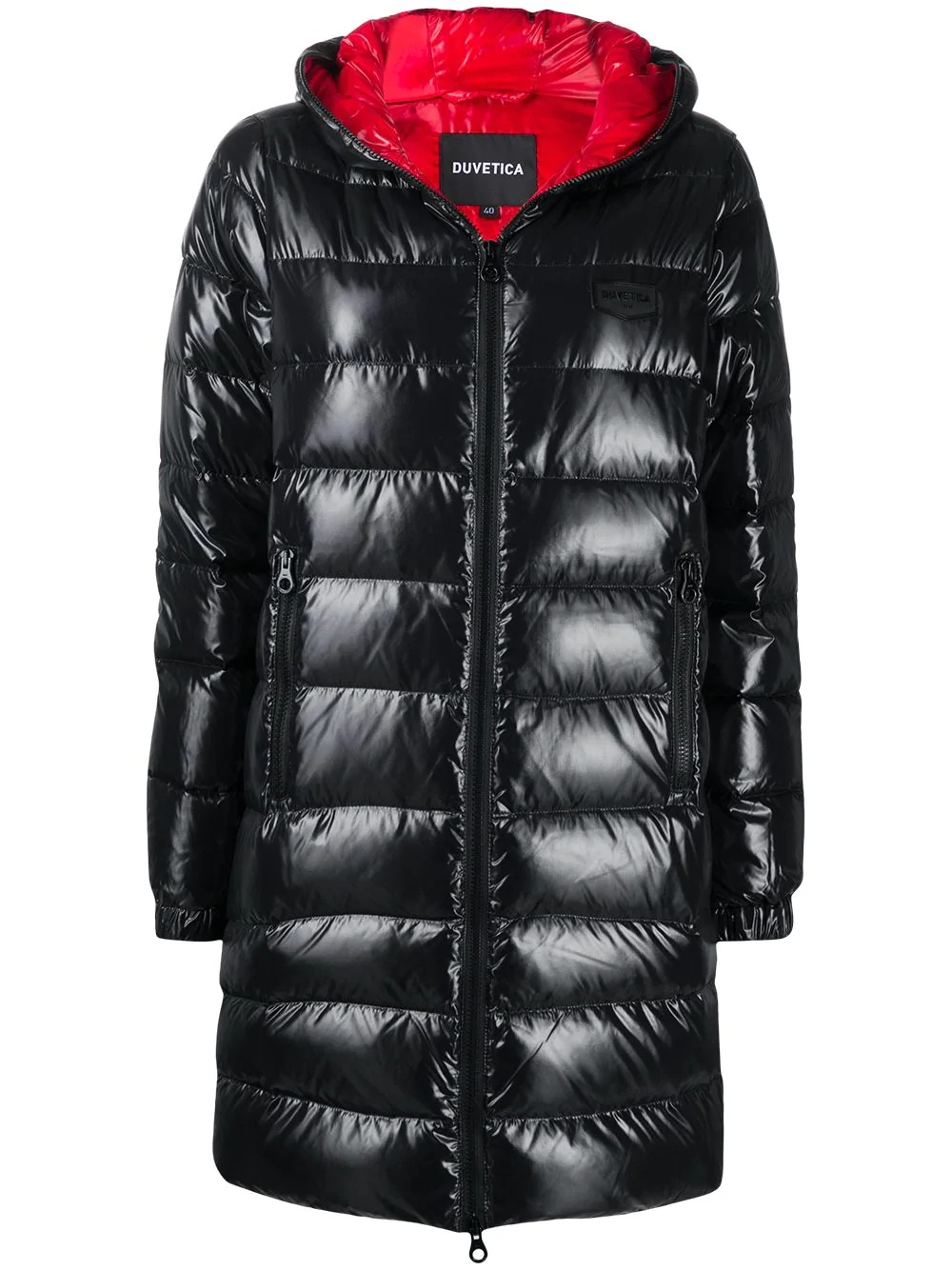 hooded puffer jacket - 1