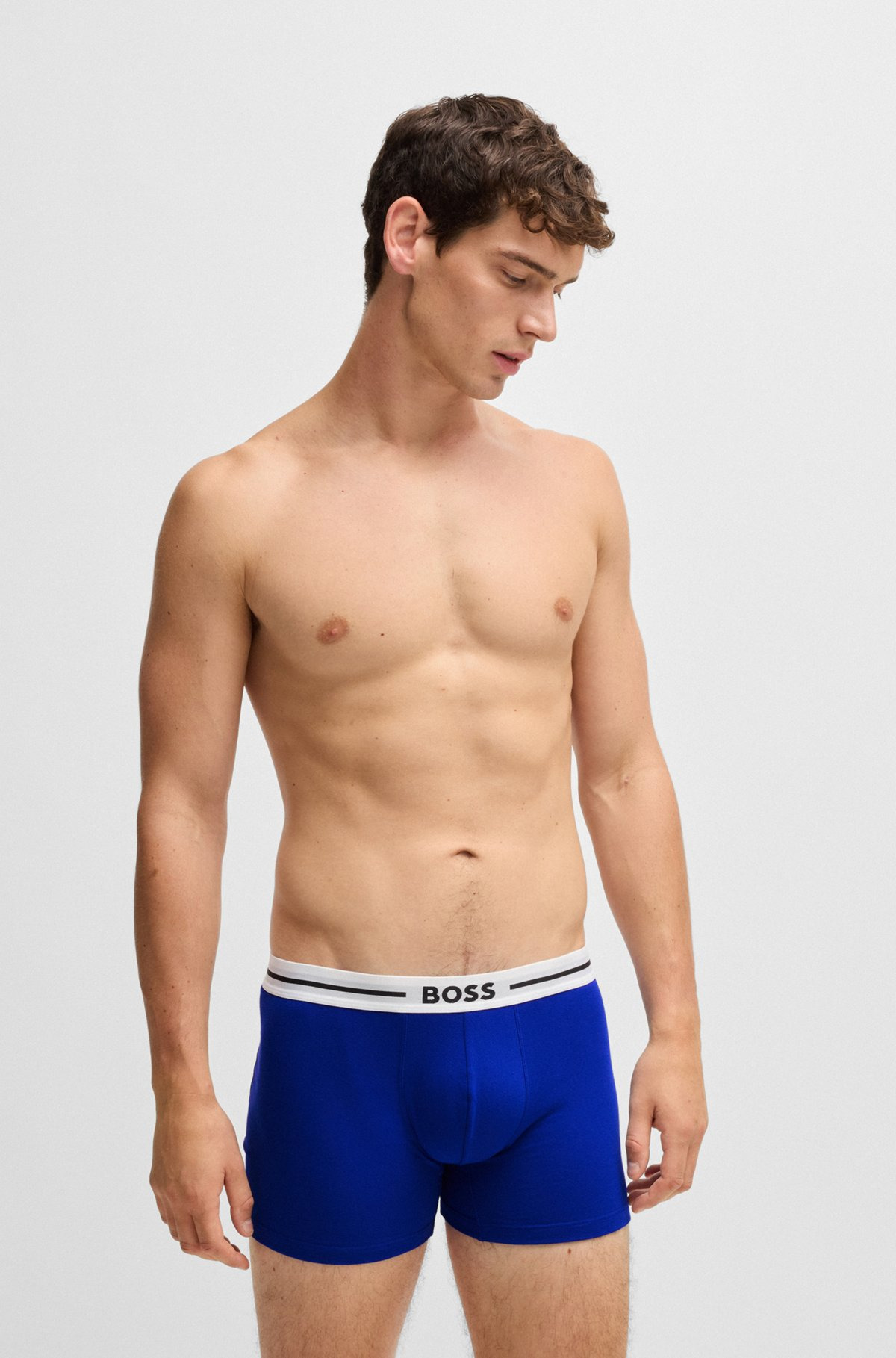 THREE-PACK OF BOXER BRIEFS WITH LOGO STRIPE WAISTBANDS - 2