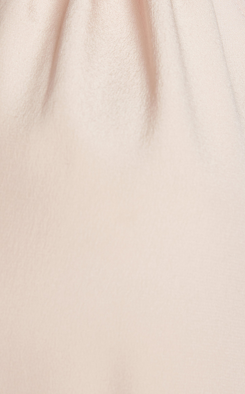 Gathered Silk Halter Top light pink 3