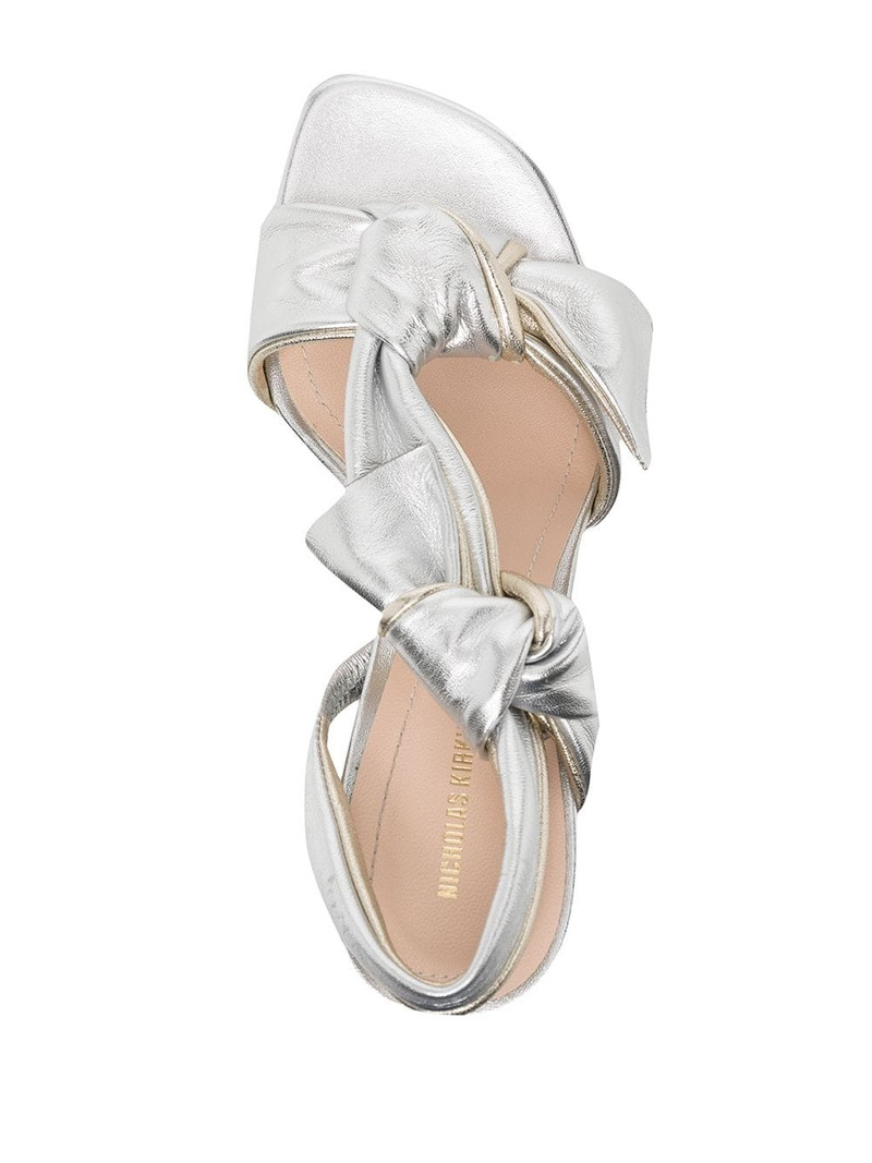 TWIST TIE 85mm sandals 4
