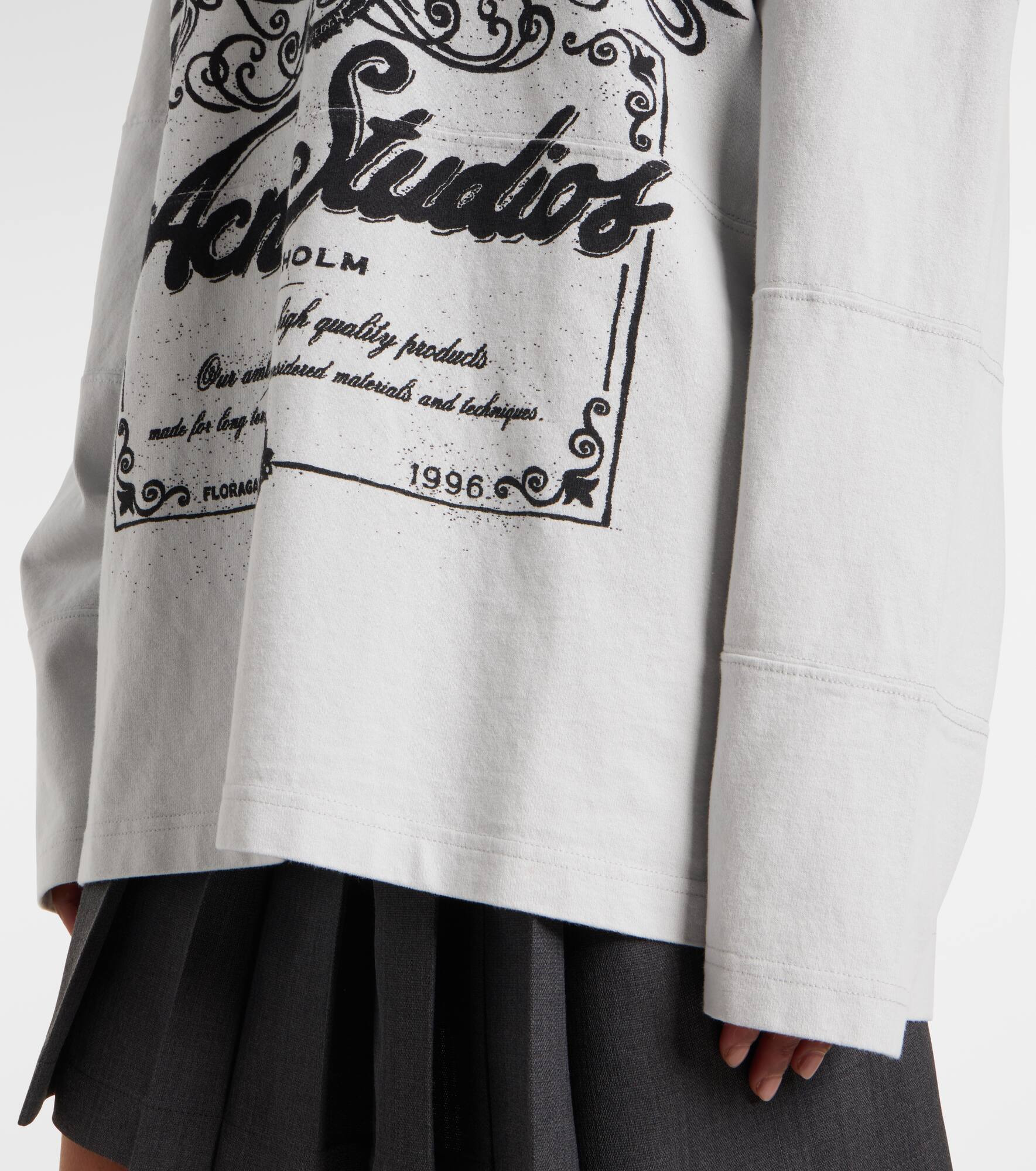 Logo cotton sweatshirt - 5