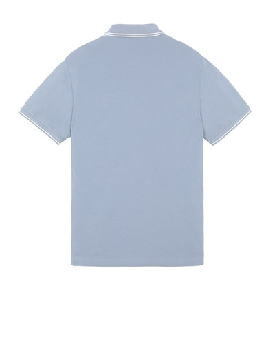 Stone Island 22S18 STRETCH PIQUÉ PASTEL BLUE outlook