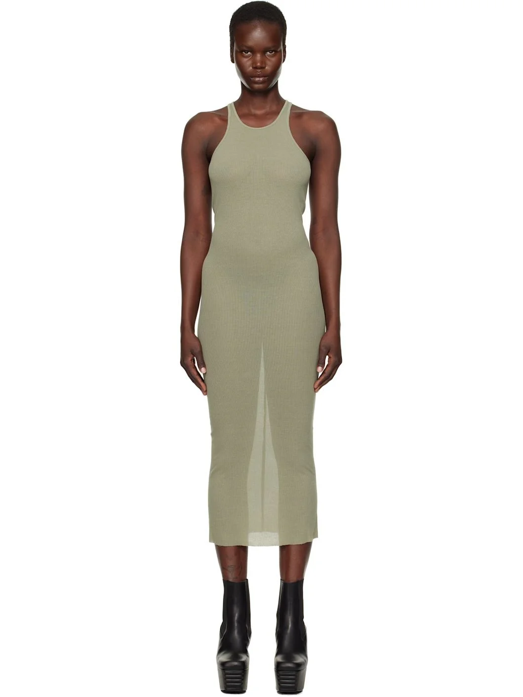 Green Hollywood Tank Midi Dress - 1