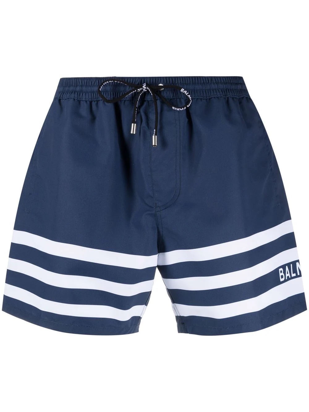 logo-print swim shorts - 1