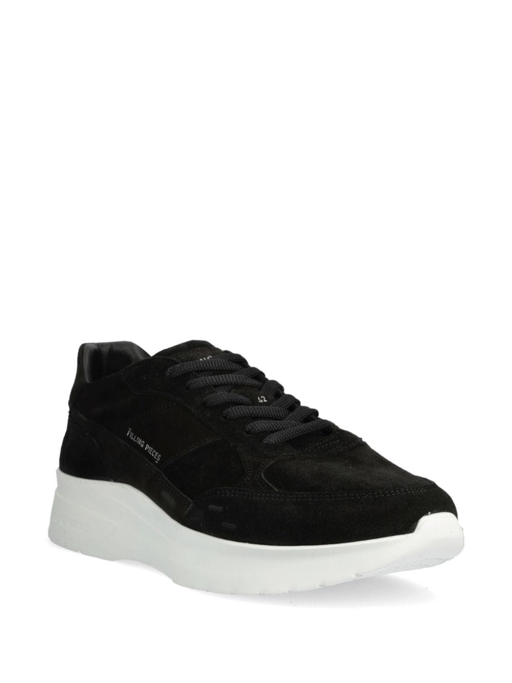logo-print low-top sneakers - 2