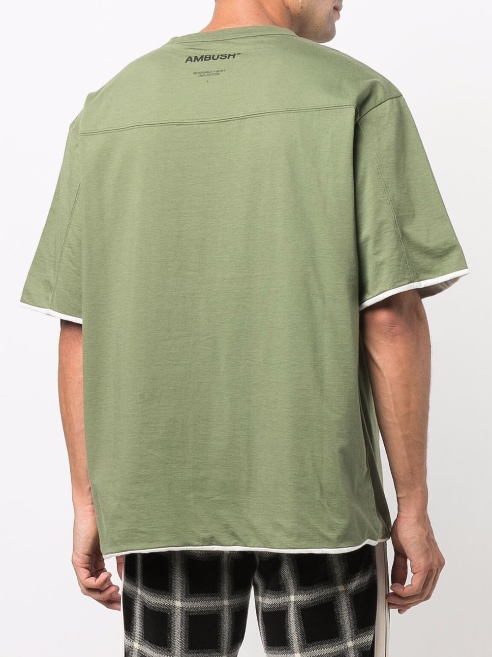 reversible crew-neck short-sleeve T-shirt - 4