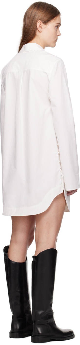 【関税込み】Loulou de Saison グレー Eknath ミニワンピース Loulou de Saison White Eknath Minidress | REVERSIBLE