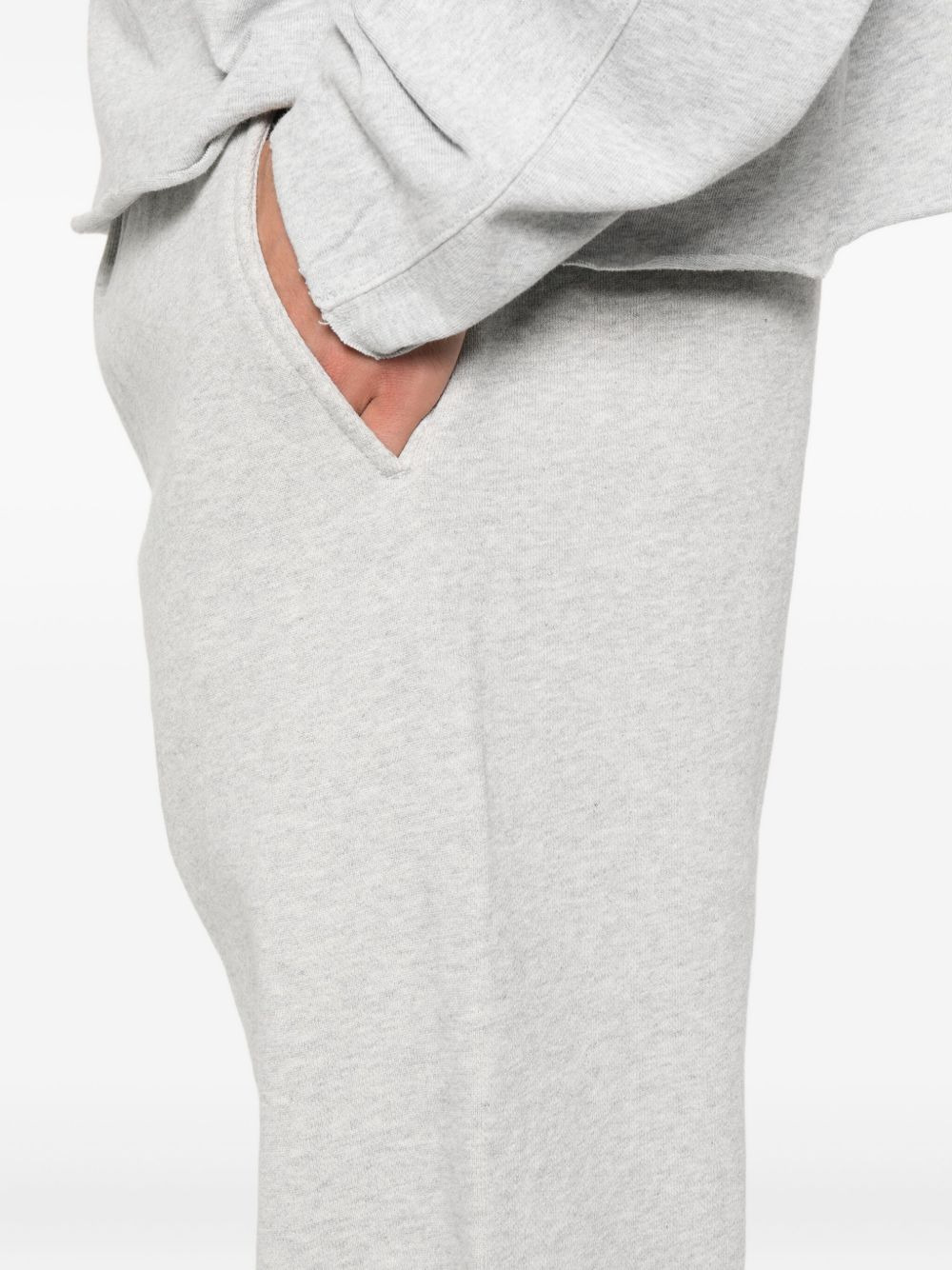 elastic-cuffed cotton sweatpants - 5
