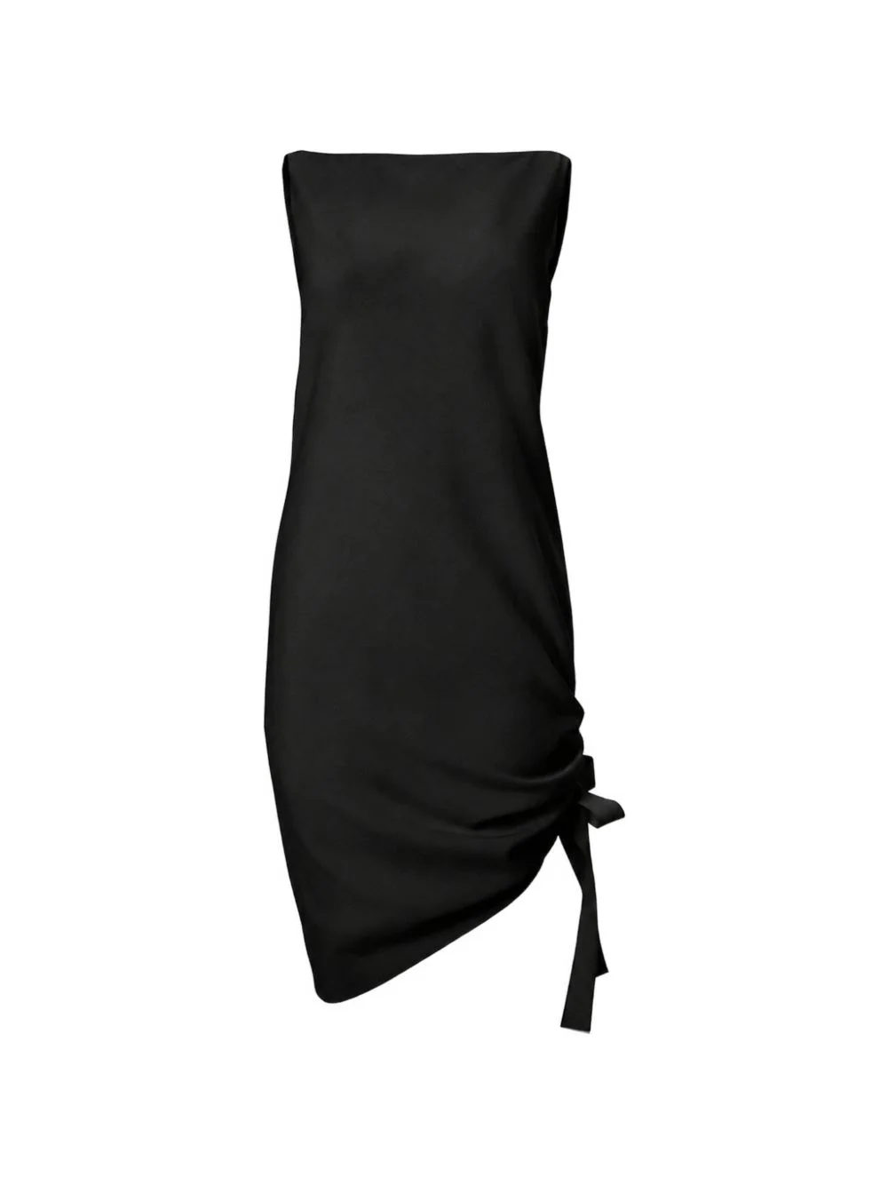 asymmetric gathered dress - 1