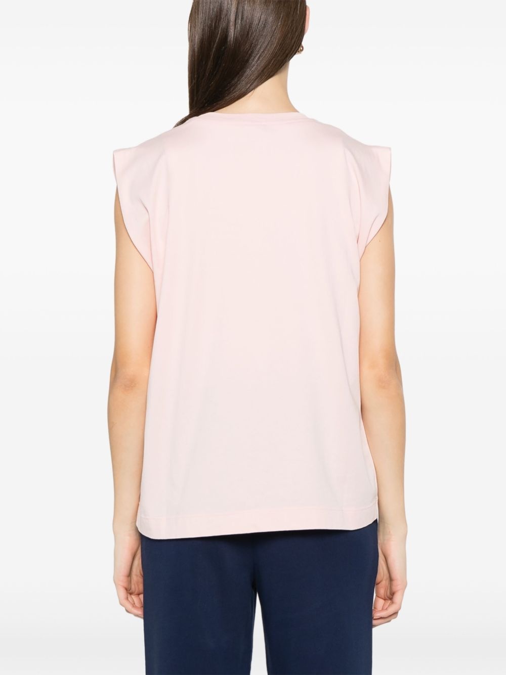 logo-print tank top - 4